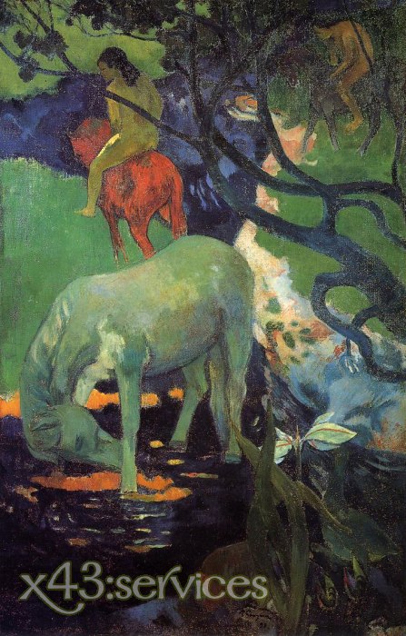 Paul Gauguin - Das weisse Pferd